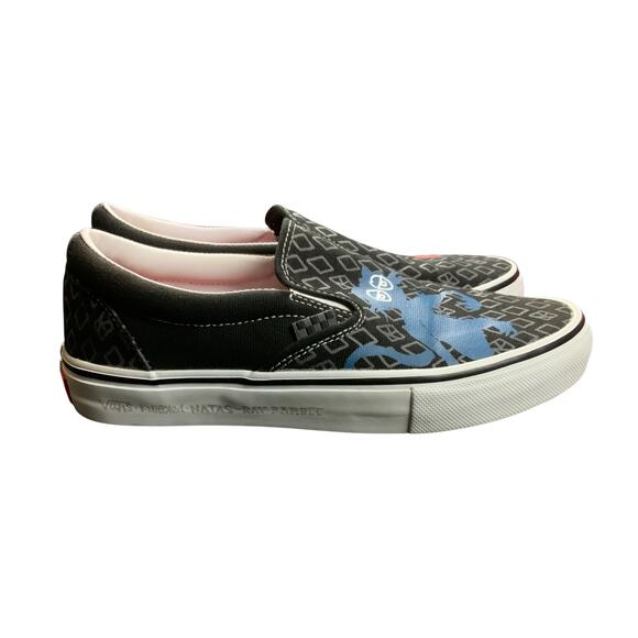 Vans Natas Kaupas Ray Barbee Slip On Pro Black Skate Shoes Mens 8.5 Streetwear main image 6